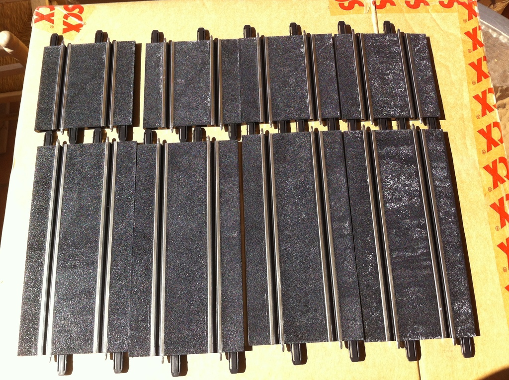 scalextric compact lote 4+4 rectas